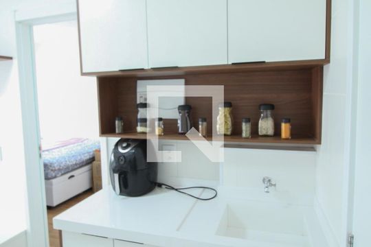 Cozinha de apartamento à venda com 1 quarto, 31m² em Brás, São Paulo