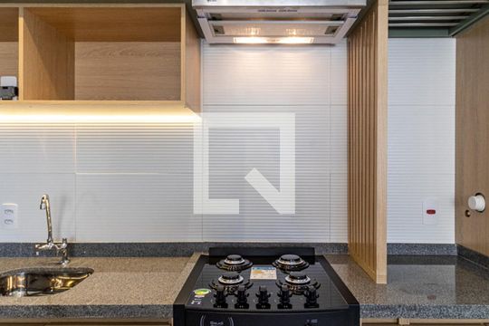 Cozinha - Fogão de apartamento para alugar com 2 quartos, 33m² em Vila Buarque, São Paulo