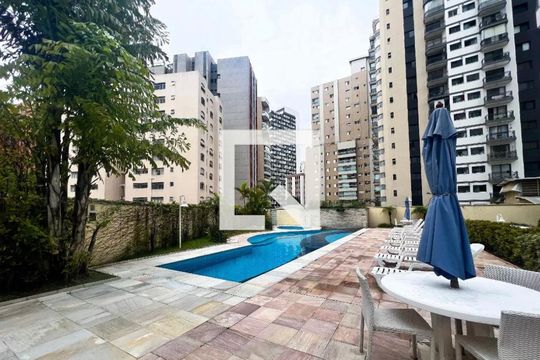 Piscina de apartamento para alugar com 2 quartos, 57m² em Vila Olímpia, São Paulo