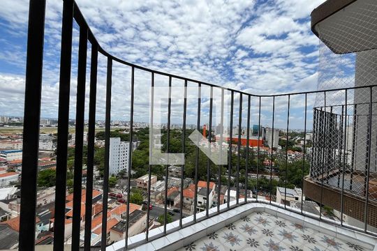 Varanda da Sala de apartamento para alugar com 1 quarto, 51m² em Vila Guarani (zona Sul), São Paulo