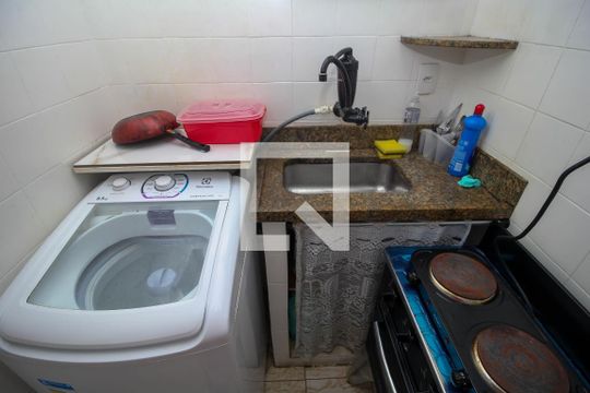 Cozinha de kitnet/studio à venda com 1 quarto, 32m² em Centro, Rio de Janeiro
