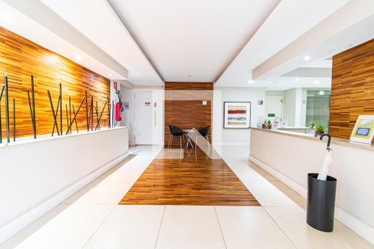 Hall de Entrada de apartamento para alugar com 1 quarto, 47m² em Vila Fachini, São Paulo