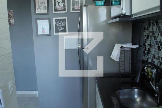Cozinha de apartamento à venda com 2 quartos, 41m² em Jardim Boa Vista (zona Oeste), Osasco