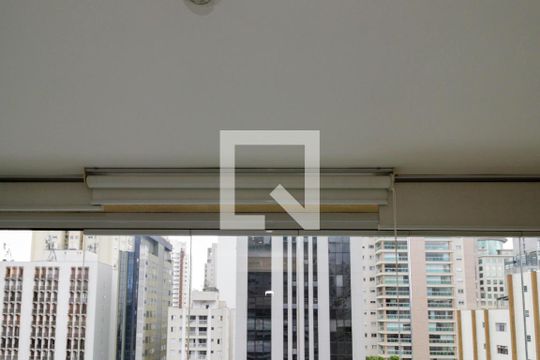 Varanda da Sala de kitnet/studio para alugar com 1 quarto, 37m² em Itaim Bibi, São Paulo