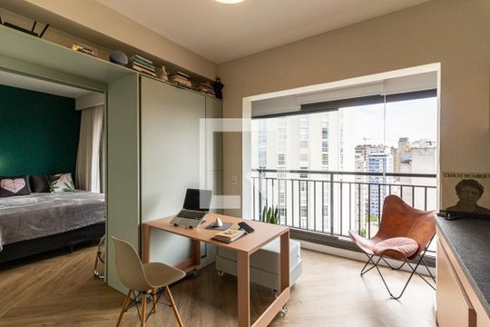 Kitnet/Studio à venda com 1 quarto, 43m² em República, São Paulo