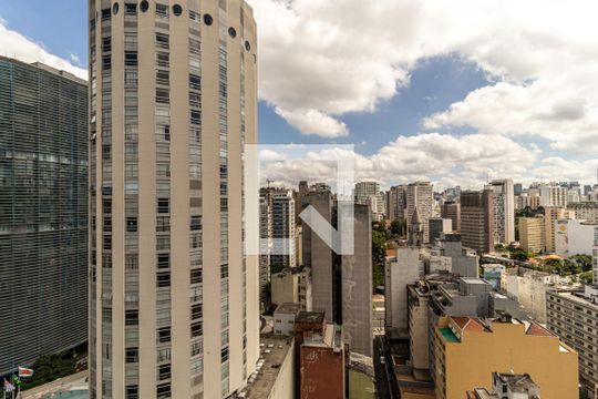 Vista do Apartamento de kitnet/studio à venda com 1 quarto, 43m² em República, São Paulo