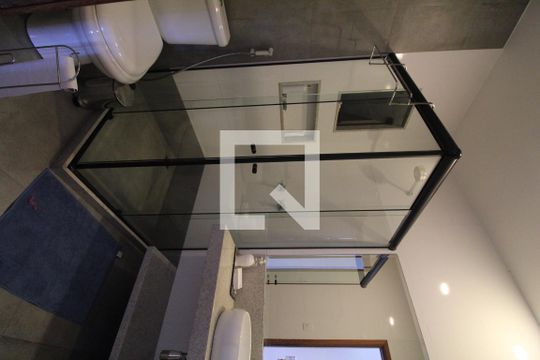 Banheiro da Suíte 1 de casa de condomínio à venda com 4 quartos, 250m² em Anil, Rio de Janeiro