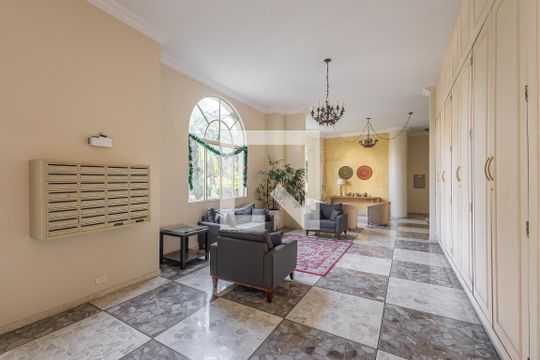 Hall de entrada de apartamento para alugar com 3 quartos, 130m² em Vila Mariana, São Paulo