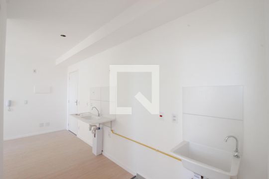 Cozinha de apartamento à venda com 2 quartos, 34m² em Barra Funda, São Paulo
