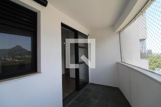Varanda da Sala de apartamento para alugar com 3 quartos, 90m² em Jacarepaguá, Rio de Janeiro