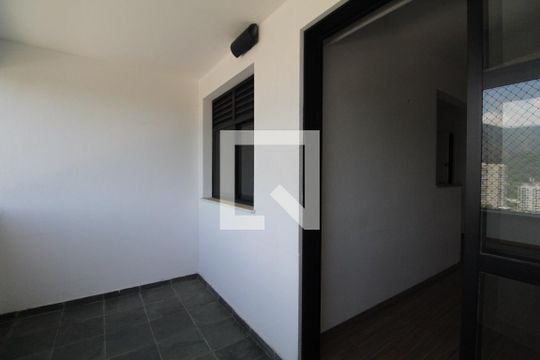 Varanda da Sala de apartamento para alugar com 3 quartos, 90m² em Jacarepaguá, Rio de Janeiro