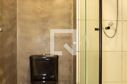 Banheiro Social de kitnet/studio à venda com 1 quarto, 25m² em Mirandópolis, São Paulo
