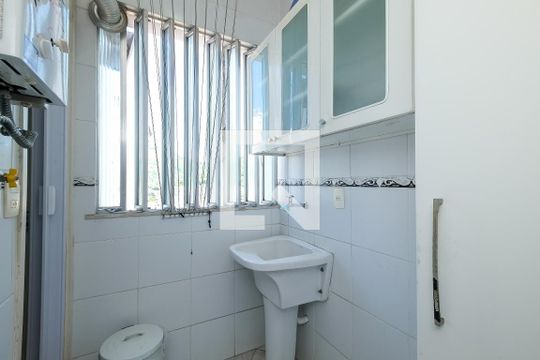 Área de Serviço de apartamento à venda com 2 quartos, 78m² em Rio Comprido, Rio de Janeiro