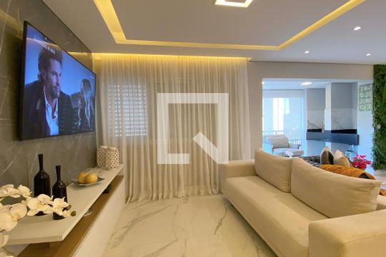 Sala de apartamento à venda com 2 quartos, 95m² em Alphaville Conde Ii, Barueri