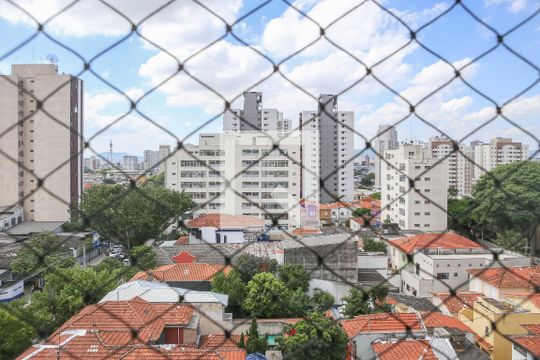 Vista da Sala de apartamento à venda com 2 quartos, 58m² em Barra Funda, São Paulo