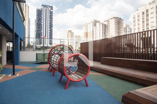 Área comum - Playground de kitnet/studio à venda com 1 quarto, 37m² em Vila Monte Alegre, São Paulo