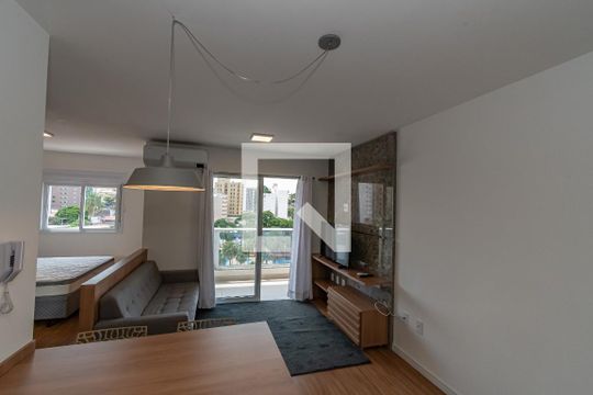 Sala de Estar/Jantar de apartamento à venda com 1 quarto, 42m² em Vila Itapura , Campinas