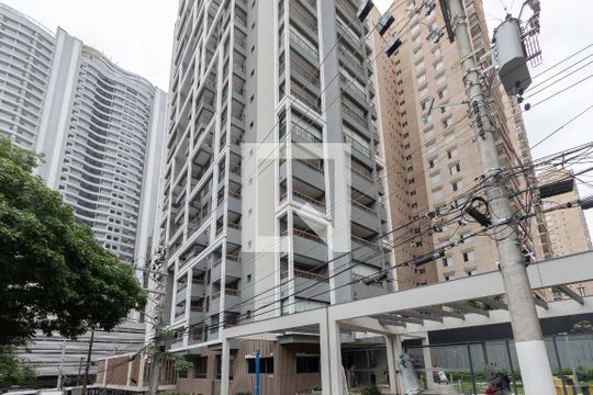 Fachada de kitnet/studio à venda com 1 quarto, 28m² em Brooklin Paulista, São Paulo