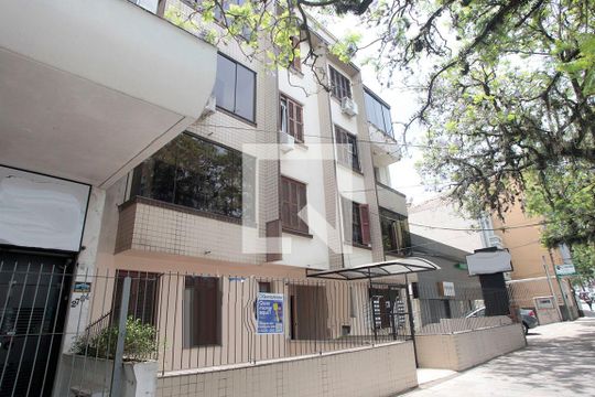 Fachada de apartamento para alugar com 1 quarto, 30m² em Petrópolis, Porto Alegre