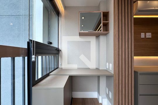 Espaço para Trabalho/Estudo de kitnet/studio à venda com 1 quarto, 25m² em Brooklin, São Paulo