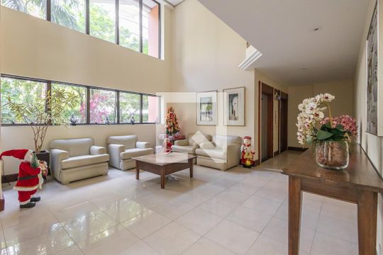 Hall de entrada de apartamento para alugar com 1 quarto, 63m² em Jardim Paulista, São Paulo