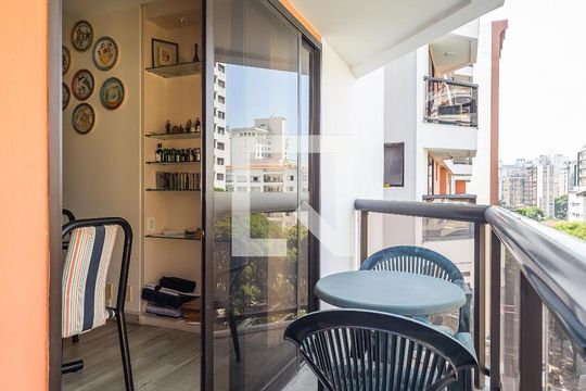 Varanda de apartamento para alugar com 1 quarto, 63m² em Jardim Paulista, São Paulo