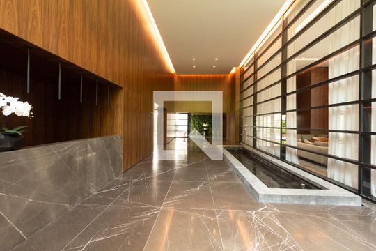Hall social de apartamento à venda com 5 quartos, 374m² em Moema, São Paulo