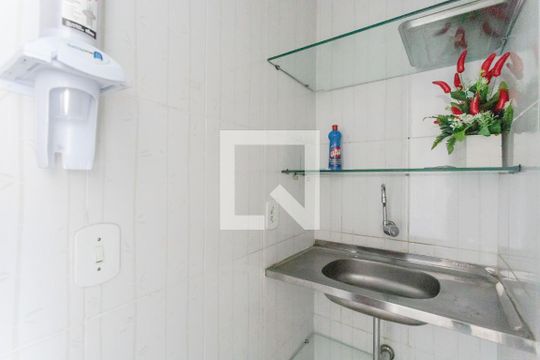 Cozinha de kitnet/studio para alugar com 1 quarto, 30m² em Centro, Rio de Janeiro
