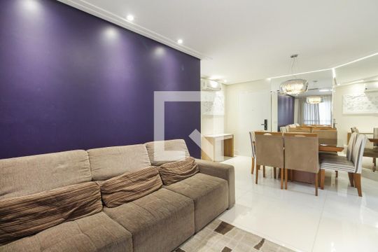 Sala  de apartamento para alugar com 3 quartos, 118m² em Chácara Santo Antônio (zona Leste), São Paulo