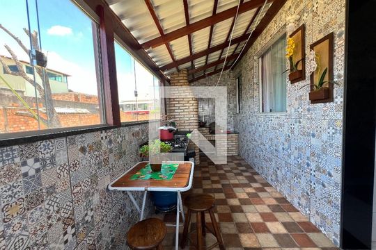Área comum de casa de condomínio para alugar com 3 quartos, 108m² em Xangri-lá, Contagem