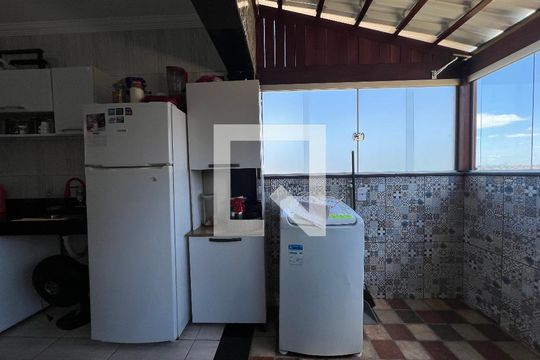 Cozinha e Área de Serviço de casa de condomínio para alugar com 3 quartos, 108m² em Xangri-lá, Contagem