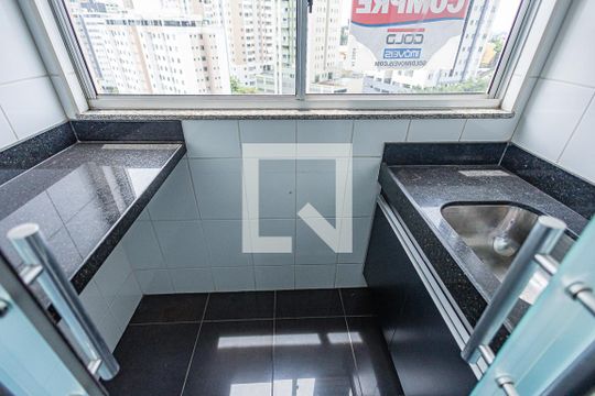 Area de serviço de apartamento à venda com 2 quartos, 80m² em Ouro Preto, Belo Horizonte