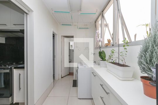 Área de Serviço de apartamento à venda com 4 quartos, 164m² em Santo Amaro, São Paulo