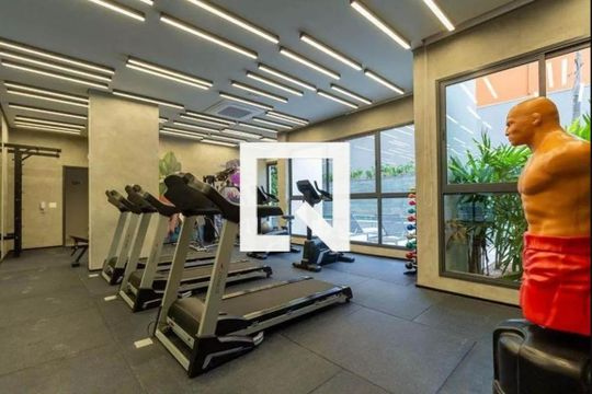 Área comum - Academia de apartamento para alugar com 1 quarto, 22m² em Vila Mariana, São Paulo