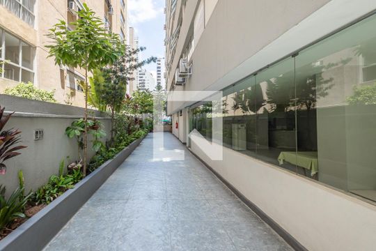Área comum de apartamento para alugar com 3 quartos, 110m² em Jardins, São Paulo