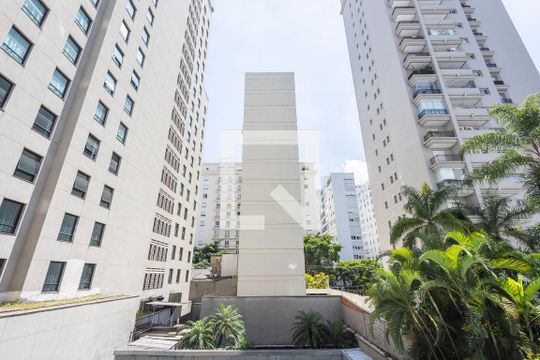Vista da Sala de apartamento para alugar com 3 quartos, 110m² em Jardins, São Paulo