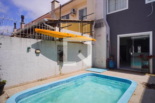 Piscina de casa para alugar com 3 quartos, 131m² em Ingleses do Rio Vermelho, Florianópolis