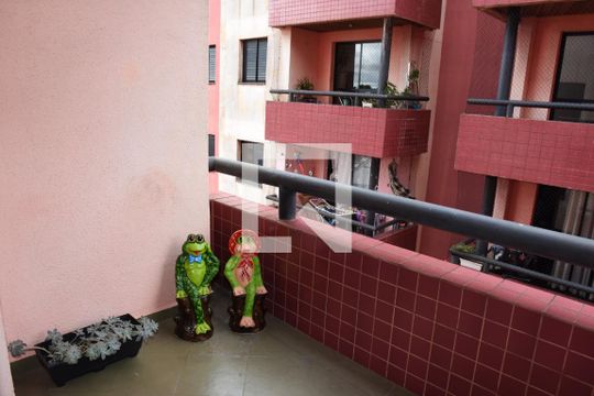 Varanda da Sala de apartamento à venda com 3 quartos, 72m² em Jardim Ubirajara, São Paulo