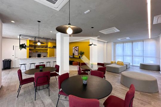 Salão de Festas de kitnet/studio à venda com 1 quarto, 25m² em Brooklin, São Paulo