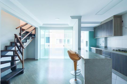 Sala de apartamento à venda com 3 quartos, 106m² em Bacacheri, Curitiba