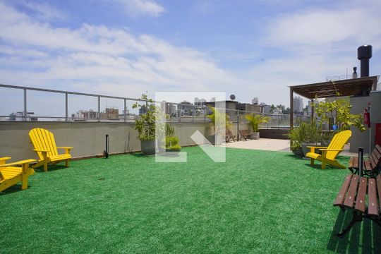 Área comum de apartamento à venda com 1 quarto, 37m² em Petrópolis, Porto Alegre
