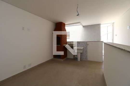 Área de Serviço/Churrasqueira de apartamento à venda com 2 quartos, 95m² em Vila Pires, Santo André