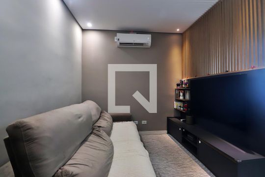 Sala de apartamento à venda com 3 quartos, 104m² em Vila Curuca, Santo André