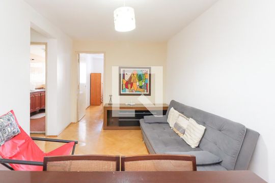 Sala de apartamento para alugar com 1 quarto, 40m² em Jardim São Dimas, São José dos Campos