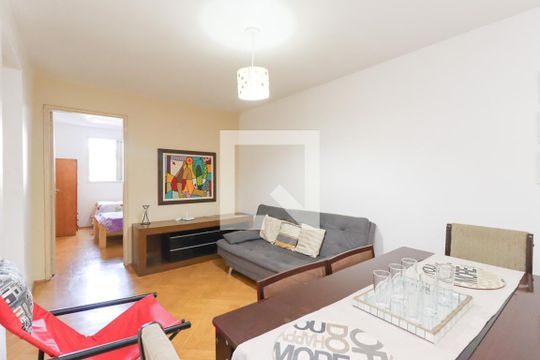 Sala de apartamento para alugar com 1 quarto, 40m² em Jardim São Dimas, São José dos Campos
