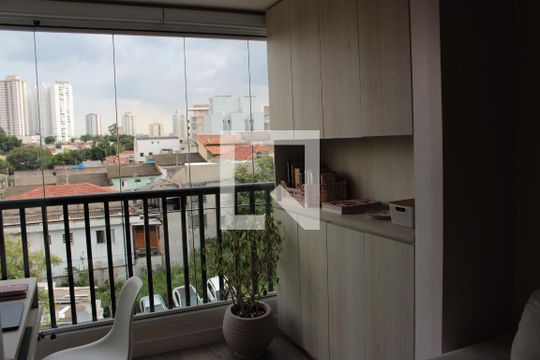 Varanda da Sala de apartamento à venda com 2 quartos, 57m² em Lauzane Paulista, São Paulo