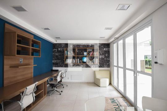 Área comum Sala de Leitura de apartamento à venda com 2 quartos, 70m² em Jardim Parque Morumbi, São Paulo