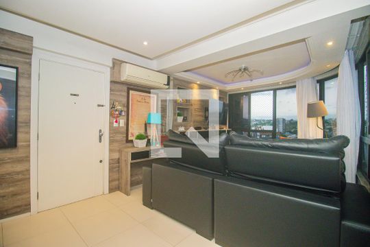 Sala de apartamento à venda com 3 quartos, 120m² em Jardim Itu, Porto Alegre