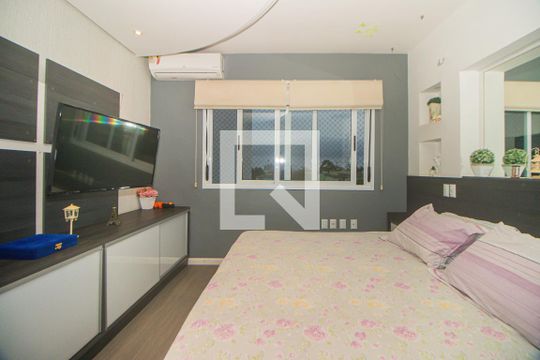 Suíte de apartamento à venda com 3 quartos, 120m² em Jardim Itu, Porto Alegre