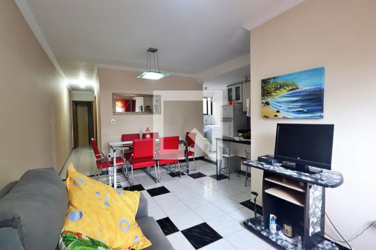 Sala de apartamento à venda com 2 quartos, 62m² em Jardim das Maravilhas, Santo André